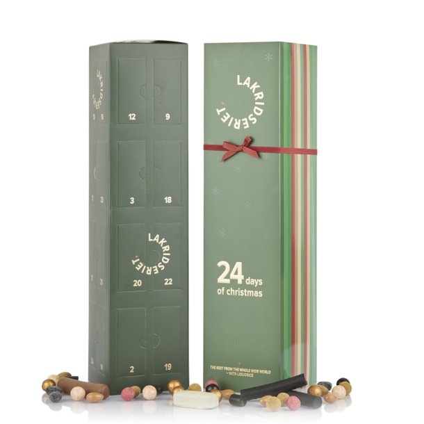Lakrids julekalender 2025 fra Lakridseriet