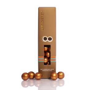 Berlin  Salt lakridskugler m/ hvid chokolade - 110g