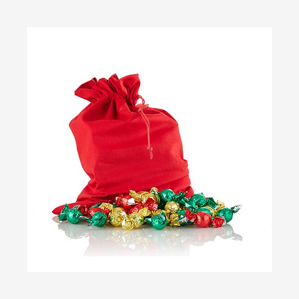 Rd sk med mix af Chokoladekugler -1 kg. 