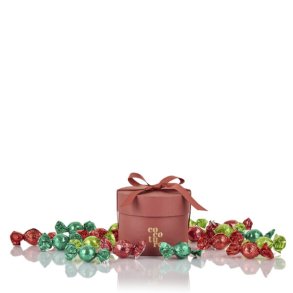 Cocuture fyldte chokokugler i rd gaveske 