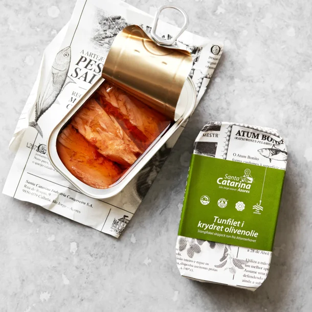 Tunfilet i krydret olivenolie