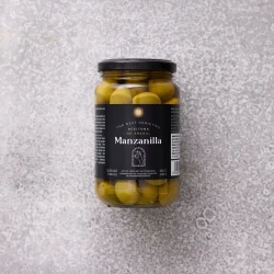 Manzanilla oliven med sten