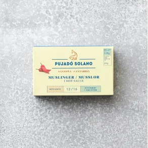 Muslinger i Hot Sauce