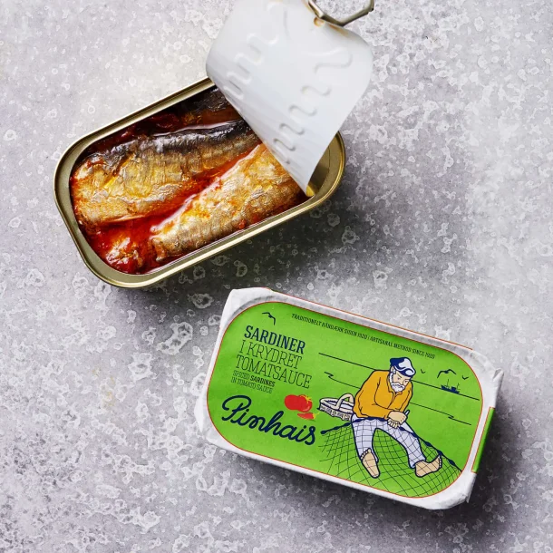 Portugisiske sardiner i krydret tomat