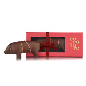 Marcipangris med mrk chokolade fra Cocoture