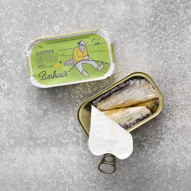 Portugisiske sardiner i citron og olivenolie